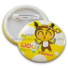Fashion Tinplate Badge with Lovely Logo (GZHY-MKT-030)